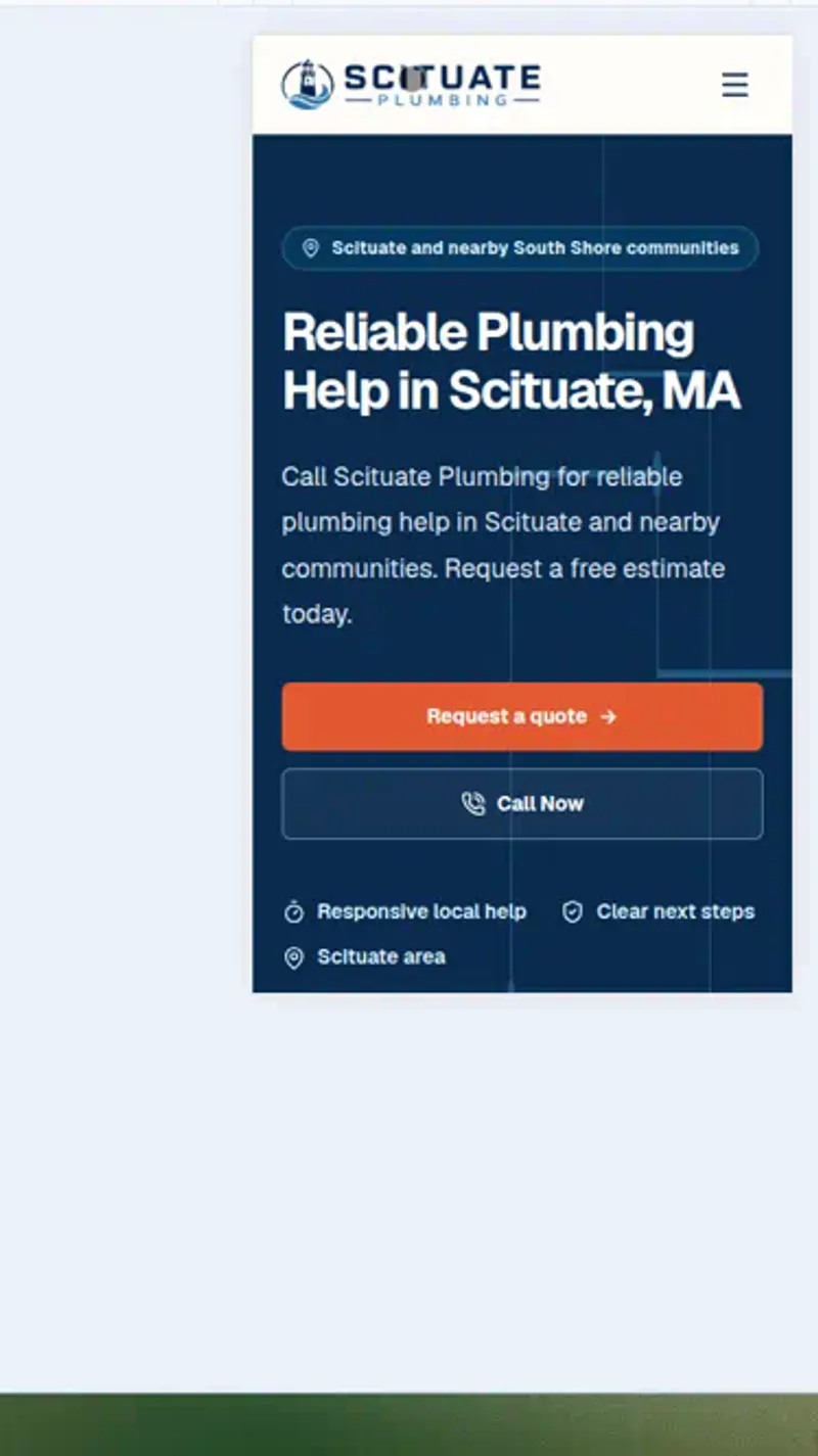 Scituate Plumbing before